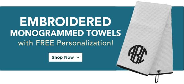 Also Available on Embroidered Monogrammed Towels | Shop