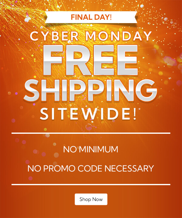 2 Days Only! Cyber Week Free Shipping!