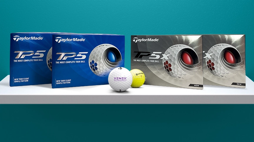 TaylorMade TP5 and TP5x Custom Logo Golf Balls