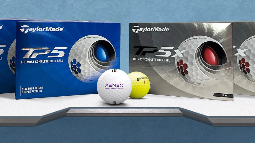 TaylorMade TP5 &amp; TP5x Custom Logo Golf Balls