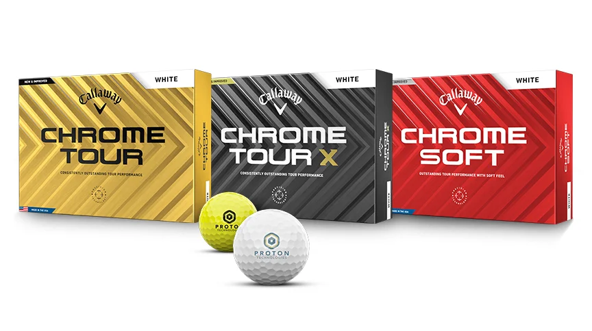 Callaway 2024 Chrome Tour Custom Logo Golf Balls