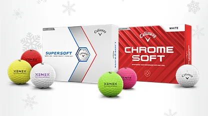 Price Drop on Callaway Supersoft and Chrome Soft Custom Logo Golf Balls