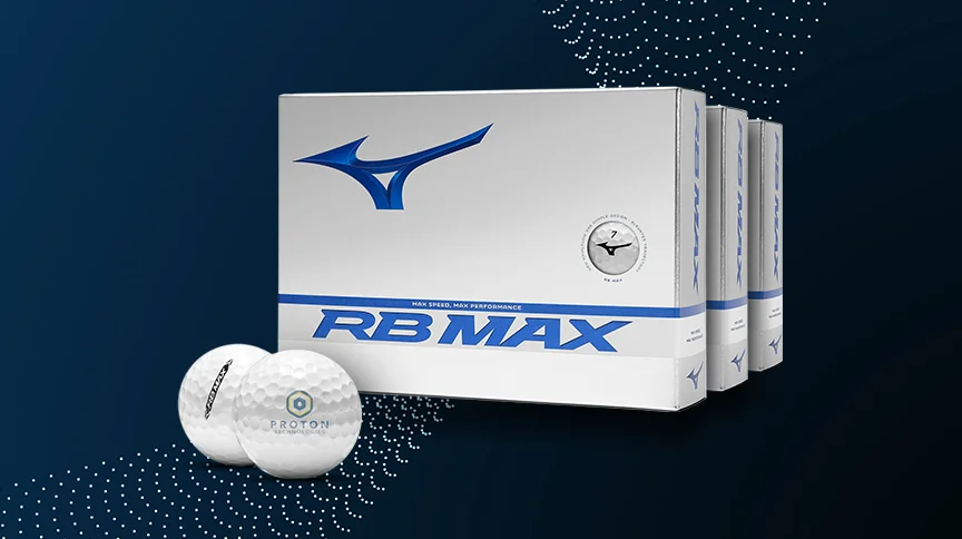 Mizuno RB Max White Buy 12 Get 6 Free Custom Logo Golf Balls