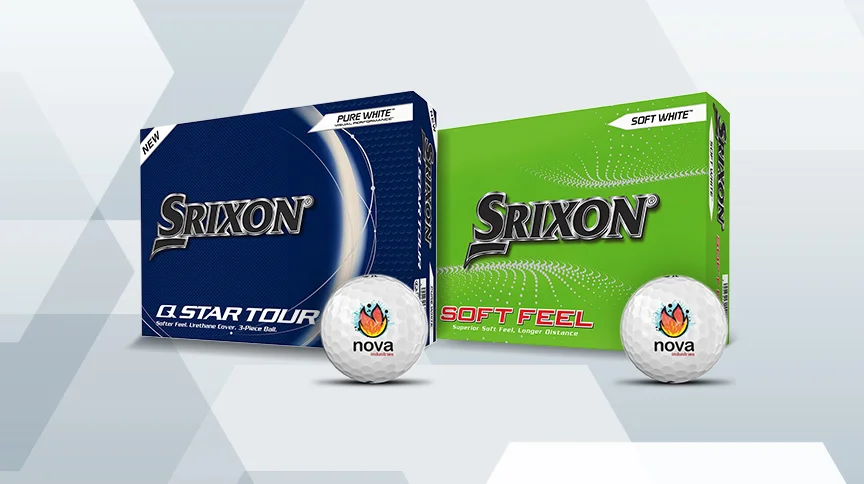 Q-Star Tour & Soft Feel Custom Logo Golf Balls