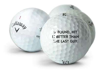 overrun golf balls