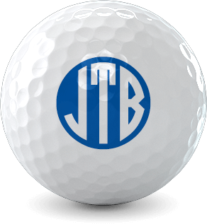 monogrammed Golf Ball