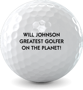 personalized Golf Ball