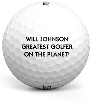 Personalized Golf Balls