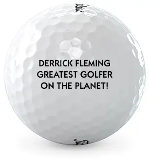 Personalized Customized Golf Balls